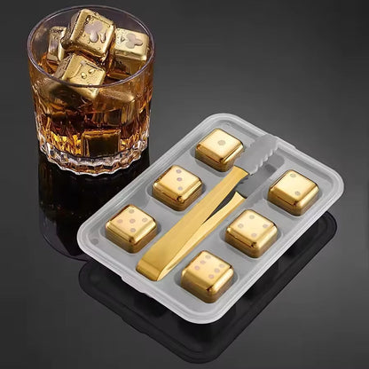 Premium Metal Square Ice Cube Tray