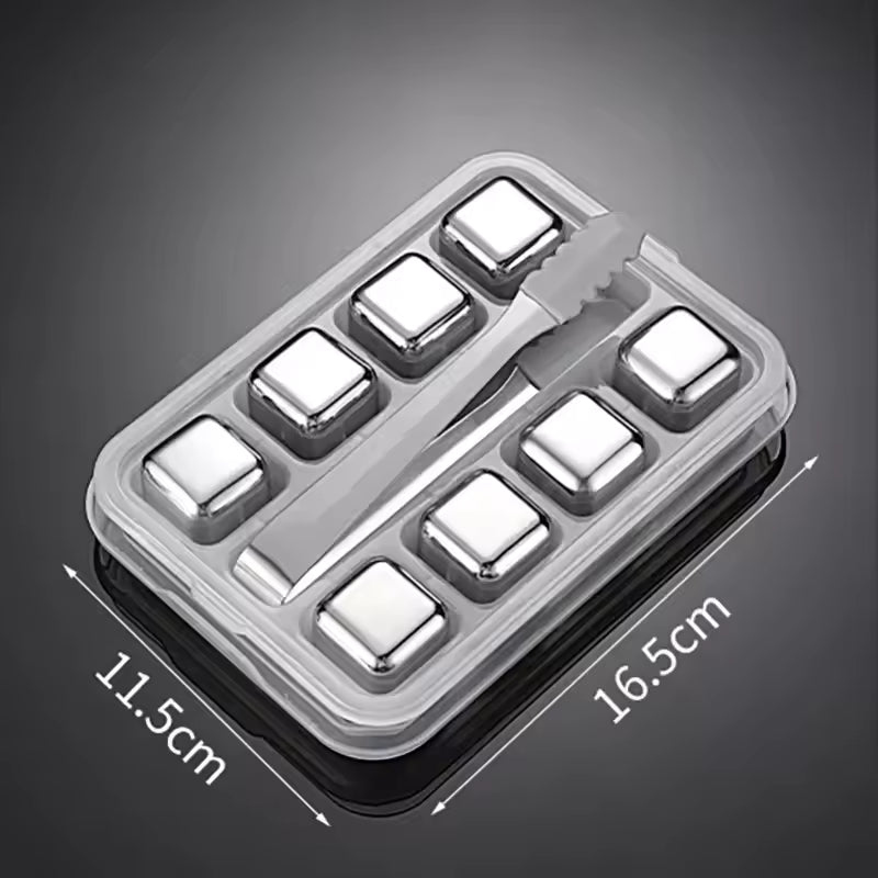 Premium Metal Square Ice Cube Tray