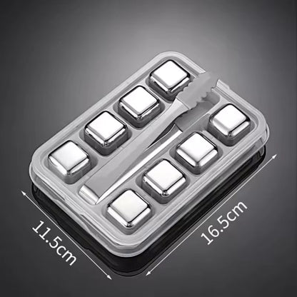 Premium Metal Square Ice Cube Tray