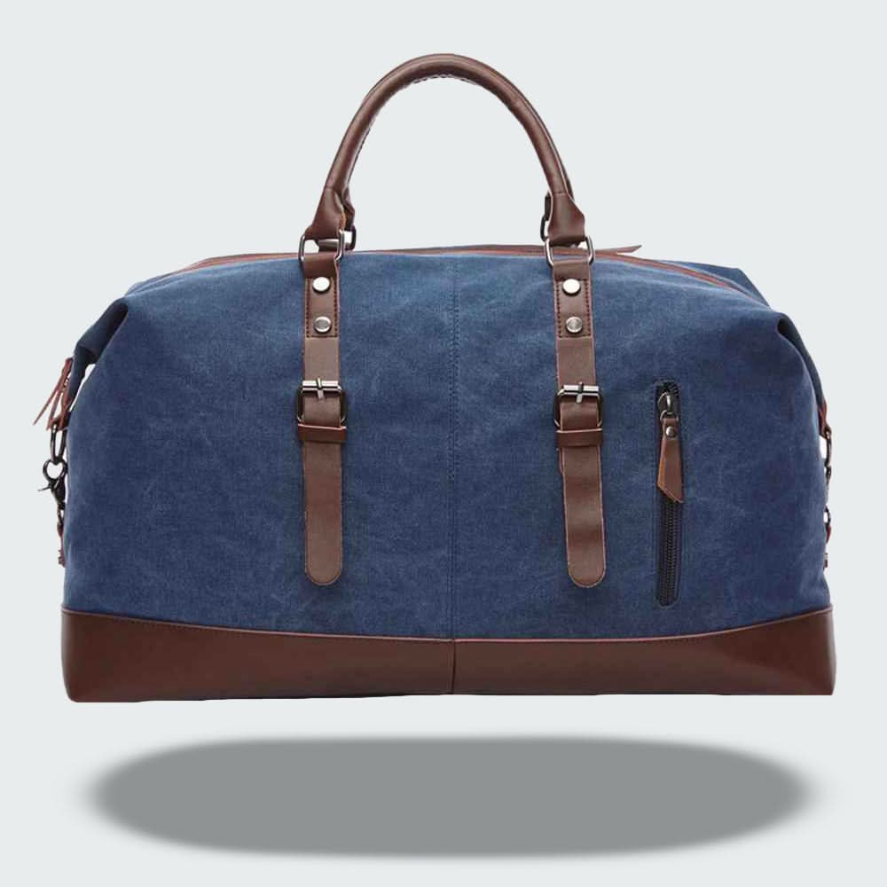 Stylish Leather Travel Duffle Bag 54cm