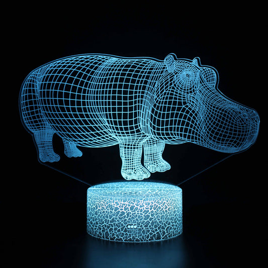 Colorful 3D LED Nightlight Lamp - Fesara