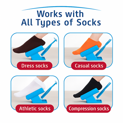 Easy On Sock Helper for Independent Living