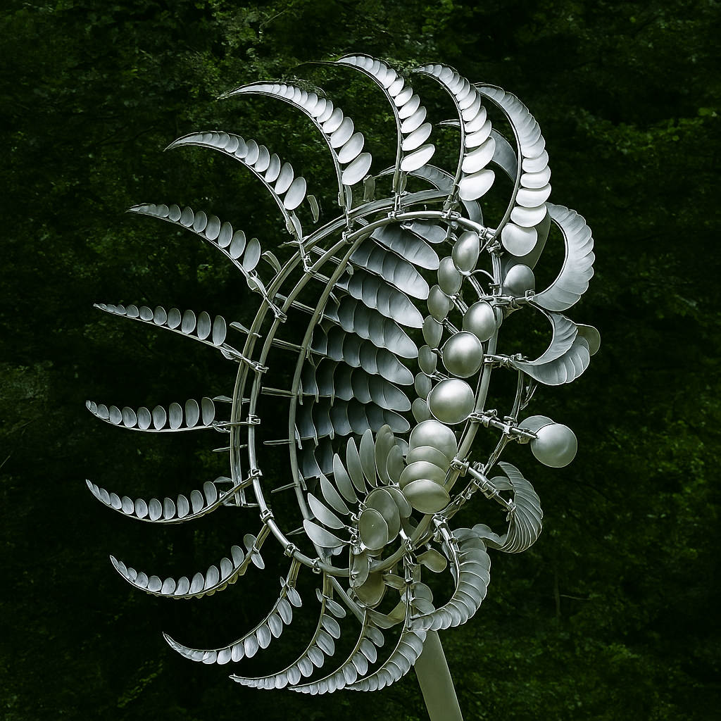 Decorative Outdoor Metal Windmill Garden Spinner - Fesara
