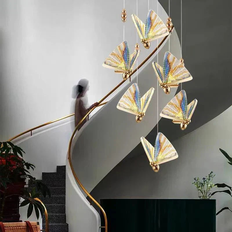 Stylish Butterfly LED Hanging Light Fixture