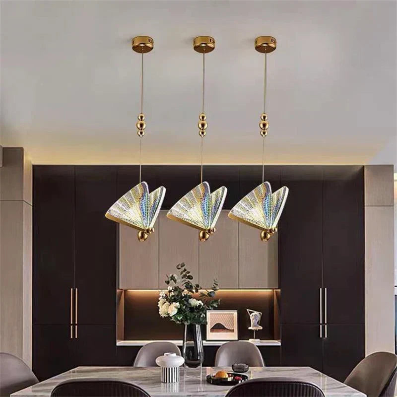 Beautiful Wing Shaped Pendant Lamp