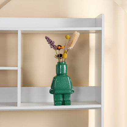 Fun Robot Shaped Ceramic Planter