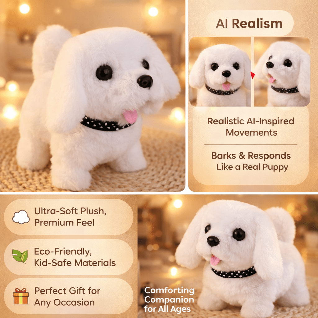Fun Electronic Pet Dog Interactive Plush Toy for Kids