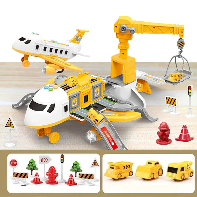Fun Kids Airplane Playset with Extras - Fesara