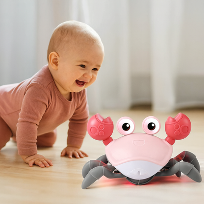 Colorful Musical Crab Baby Toy with Lights