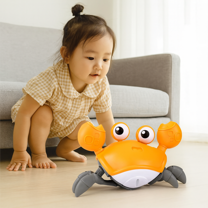 Colorful Musical Crab Baby Toy with Lights