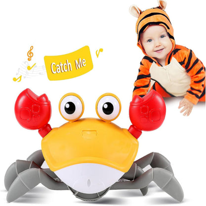 Colorful Musical Crab Baby Toy with Lights