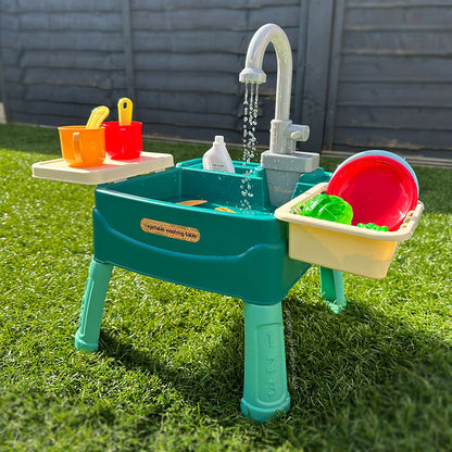 Fun Kids Play Kitchen with Accessories and Water Feature - Fesara