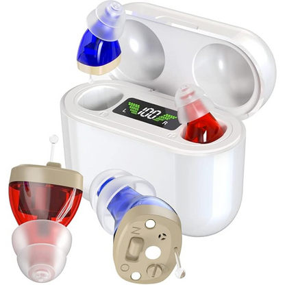 Invisible Rechargeable Hearing Aids | Noise-Reduction Hearing Amplifier Set 2