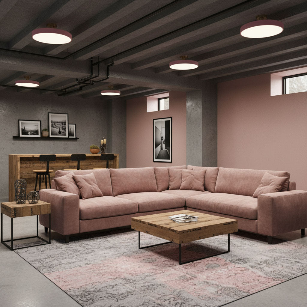 Sleek Circular LED Ceiling Light Fixtures
