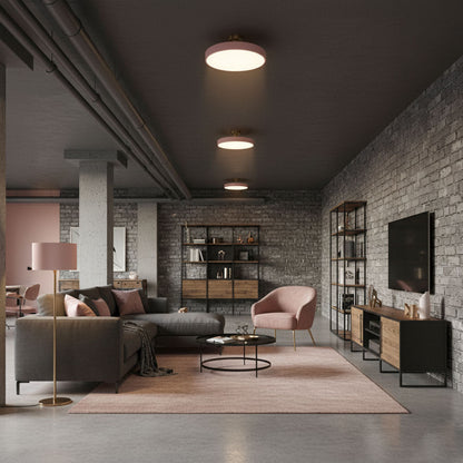 Sleek Circular LED Ceiling Light Fixtures