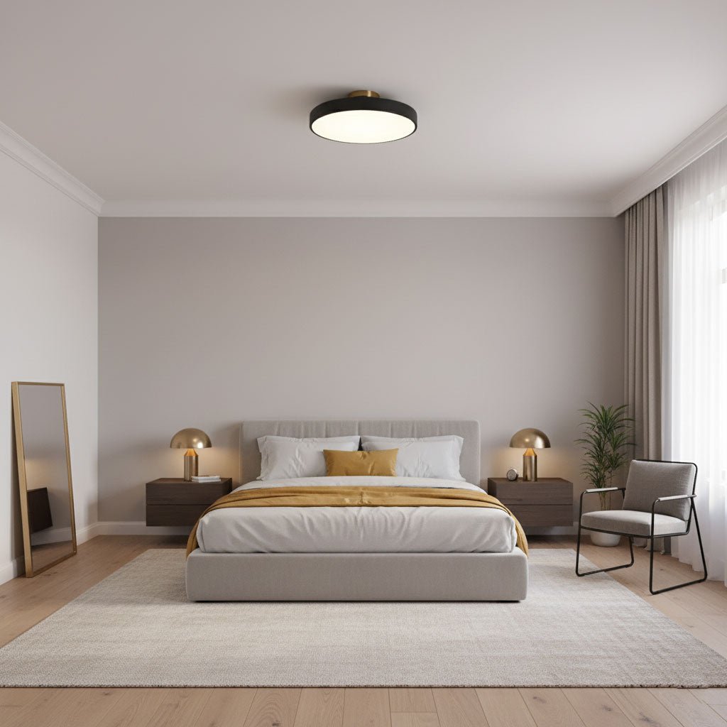 Sleek Circular LED Ceiling Light Fixtures