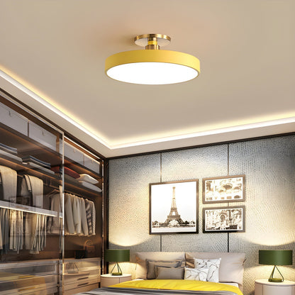 Sleek Circular LED Ceiling Light Fixtures