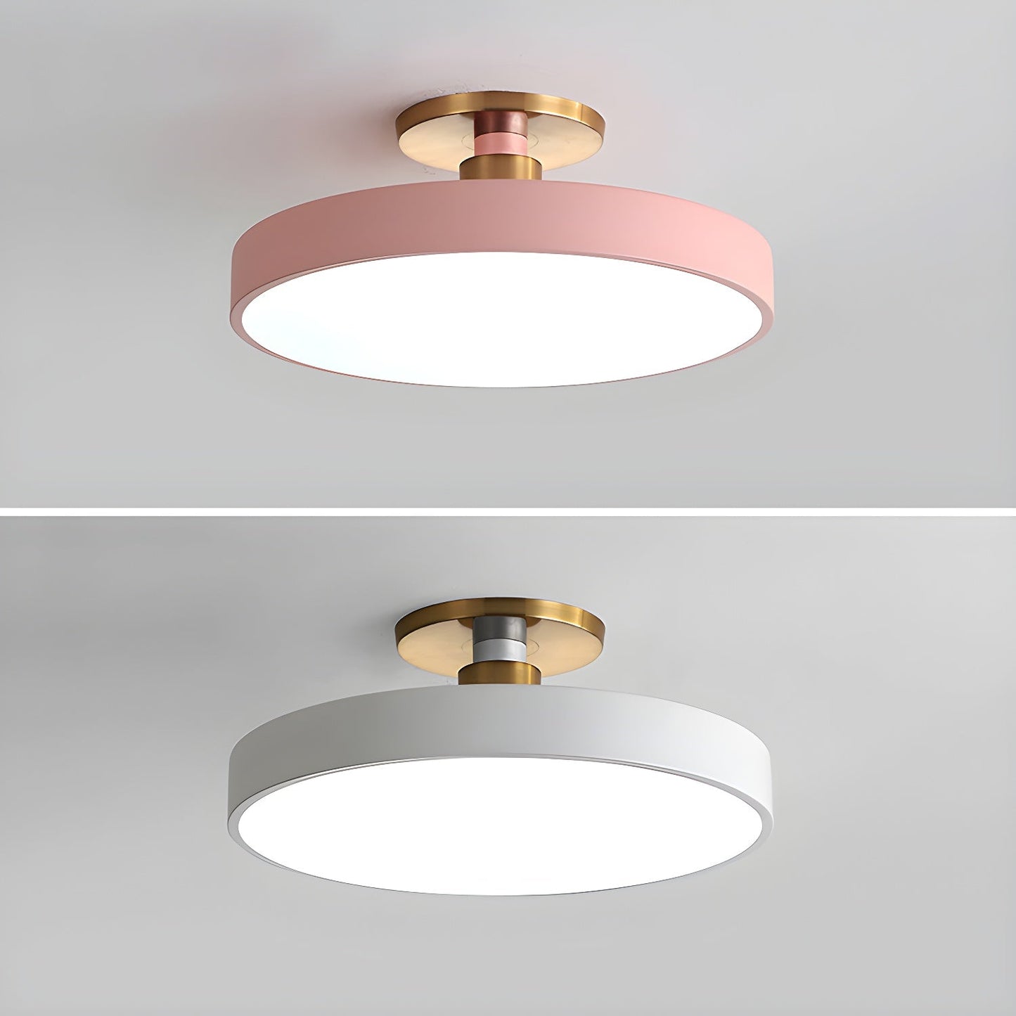 Sleek Circular LED Ceiling Light Fixtures