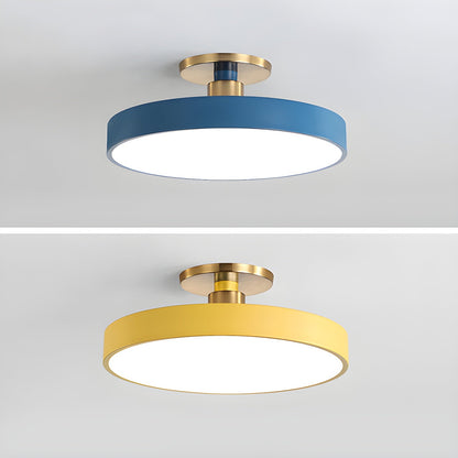 Sleek Circular LED Ceiling Light Fixtures