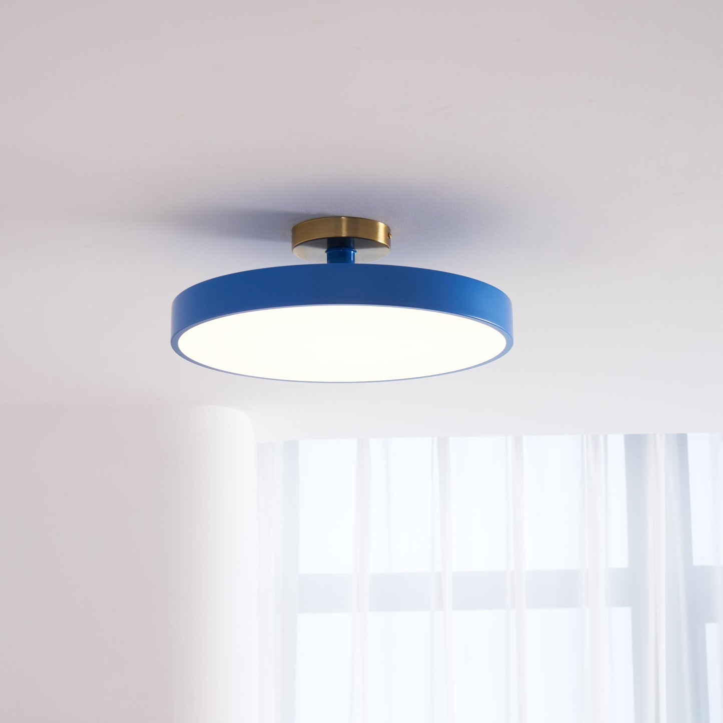 Sleek Circular LED Ceiling Light Fixtures