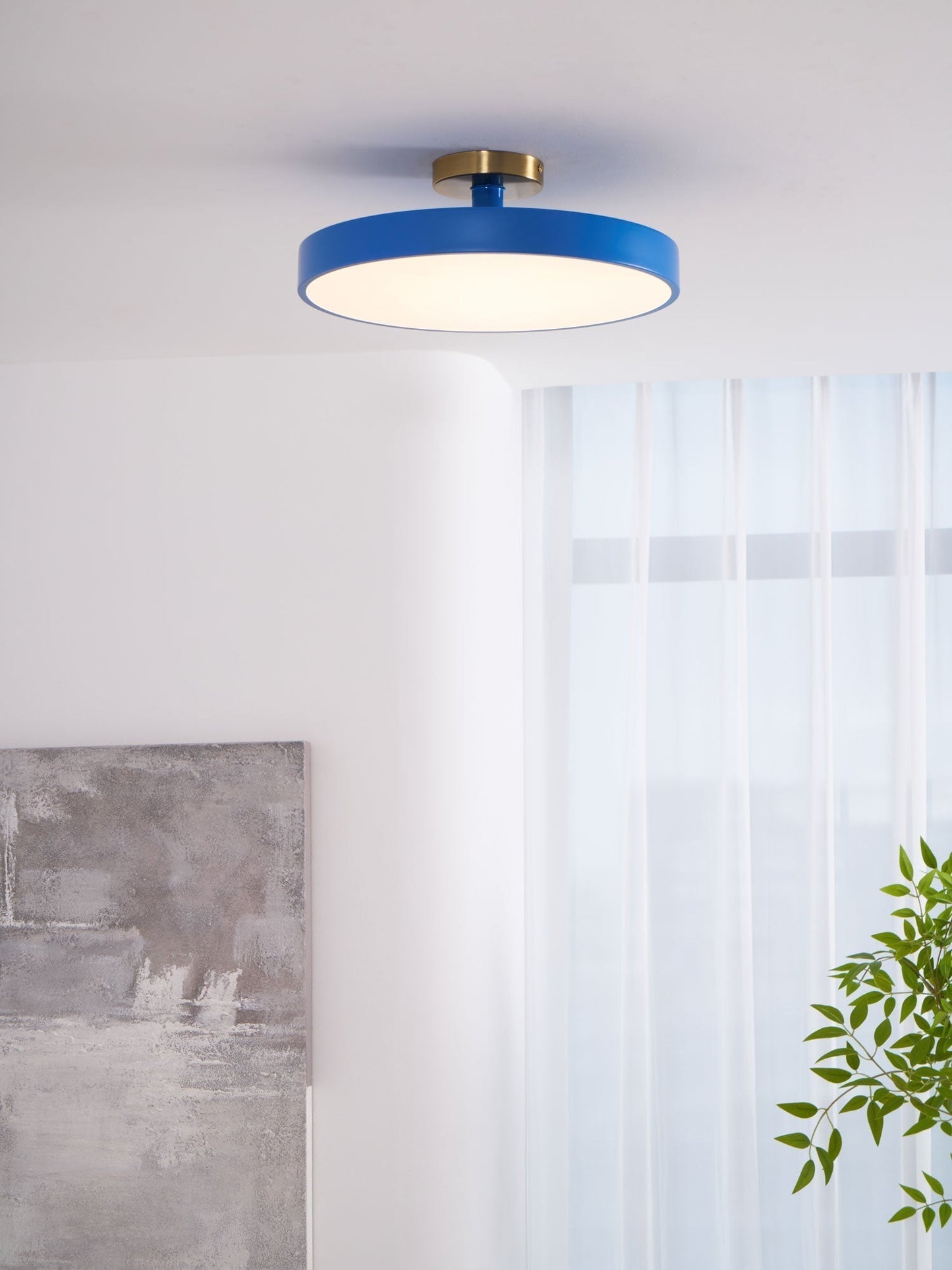 Sleek Circular LED Ceiling Light Fixtures