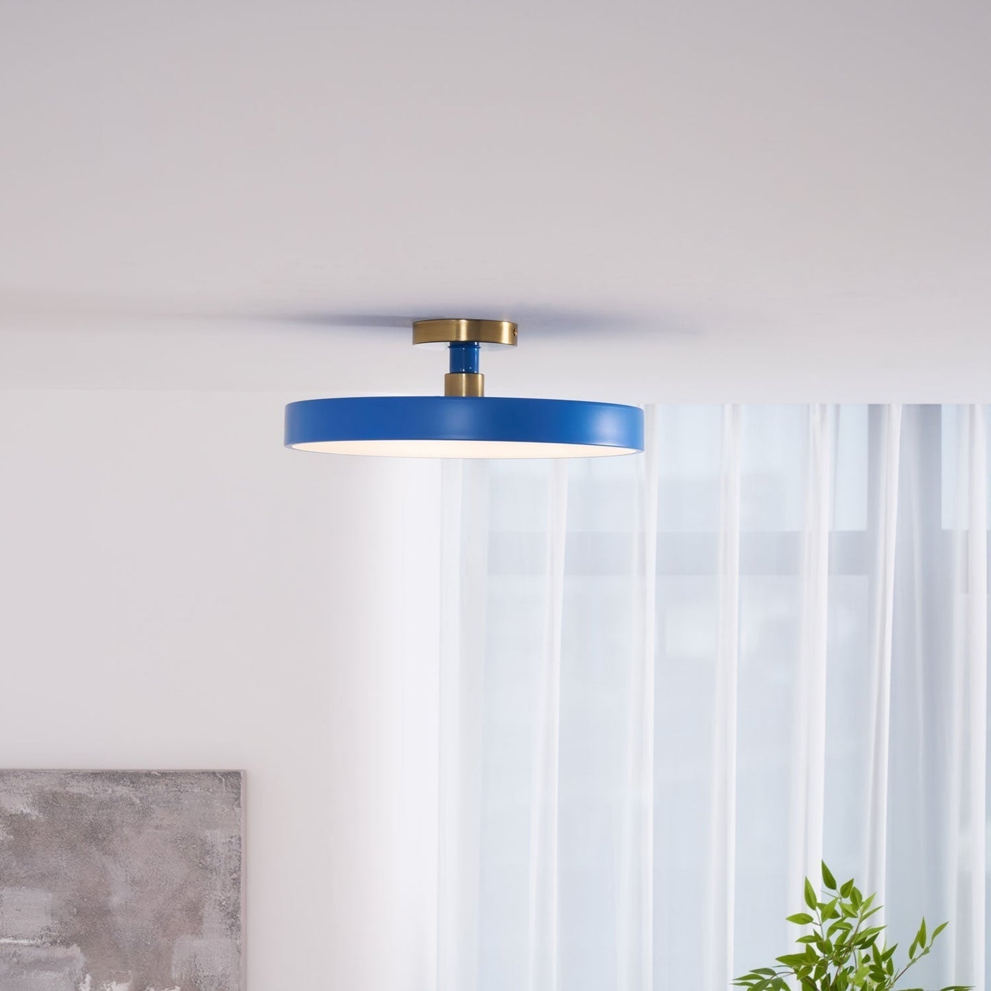 Sleek Circular LED Ceiling Light Fixtures