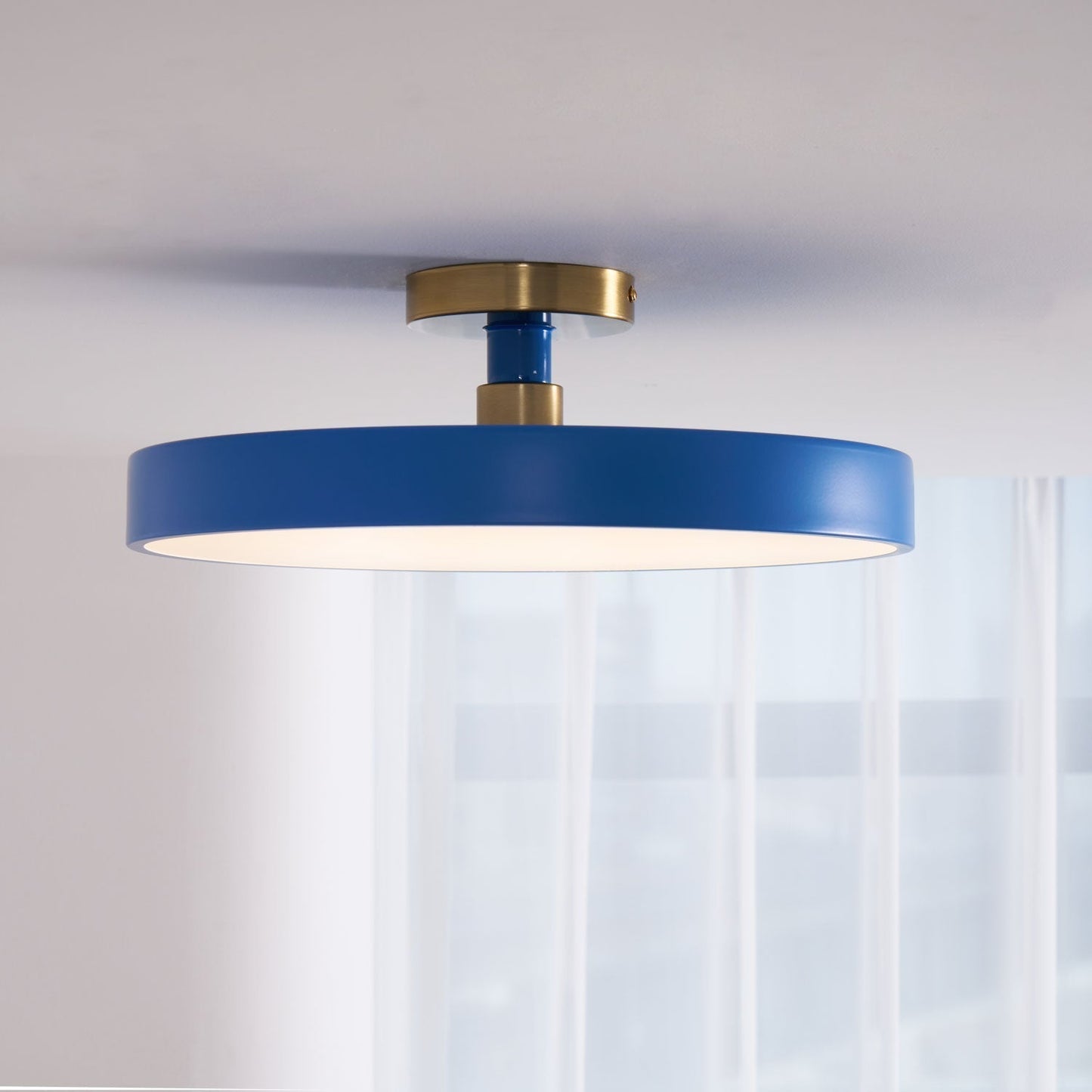 Sleek Circular LED Ceiling Light Fixtures
