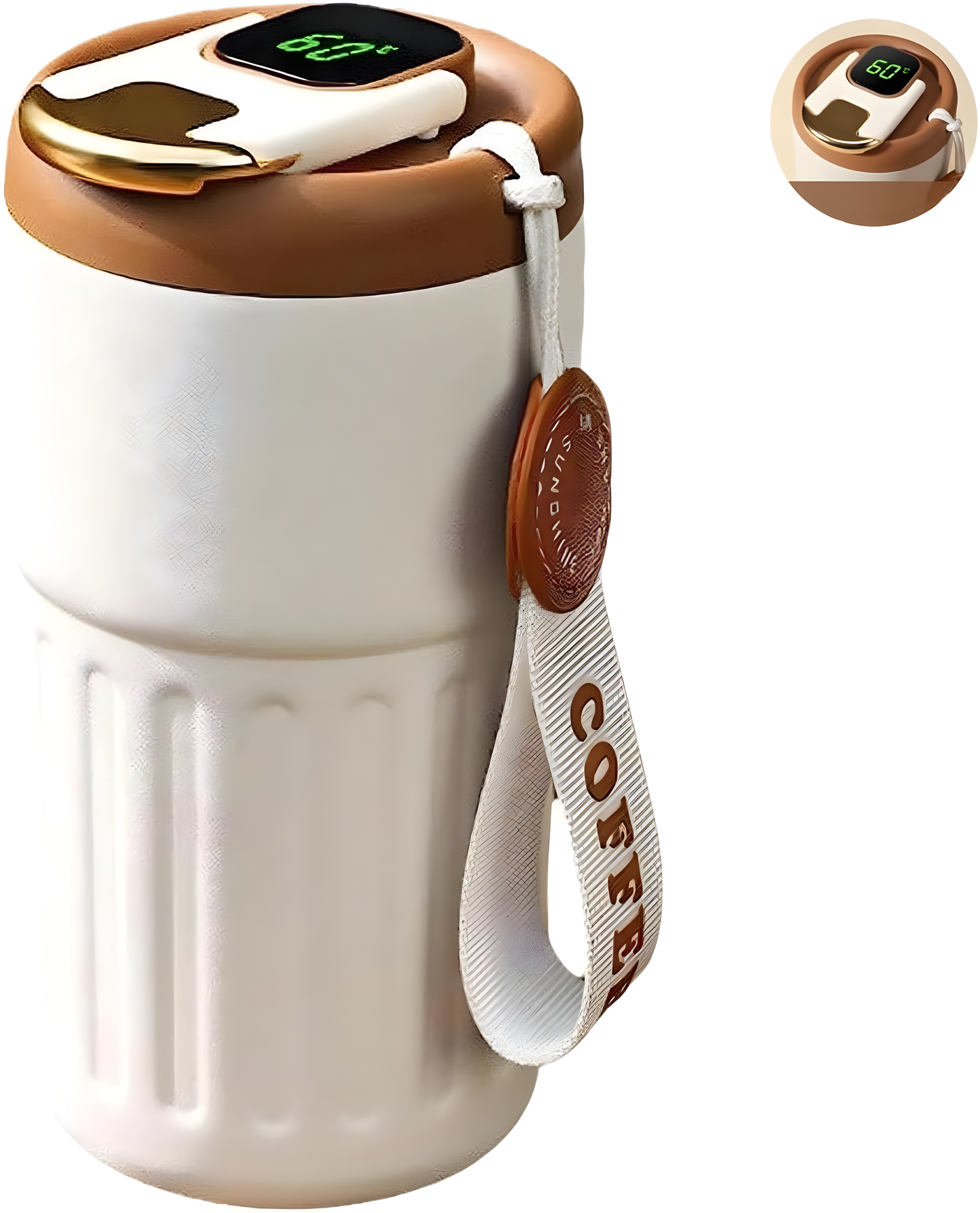 Insulated Smart Water Bottle with Temperature Control