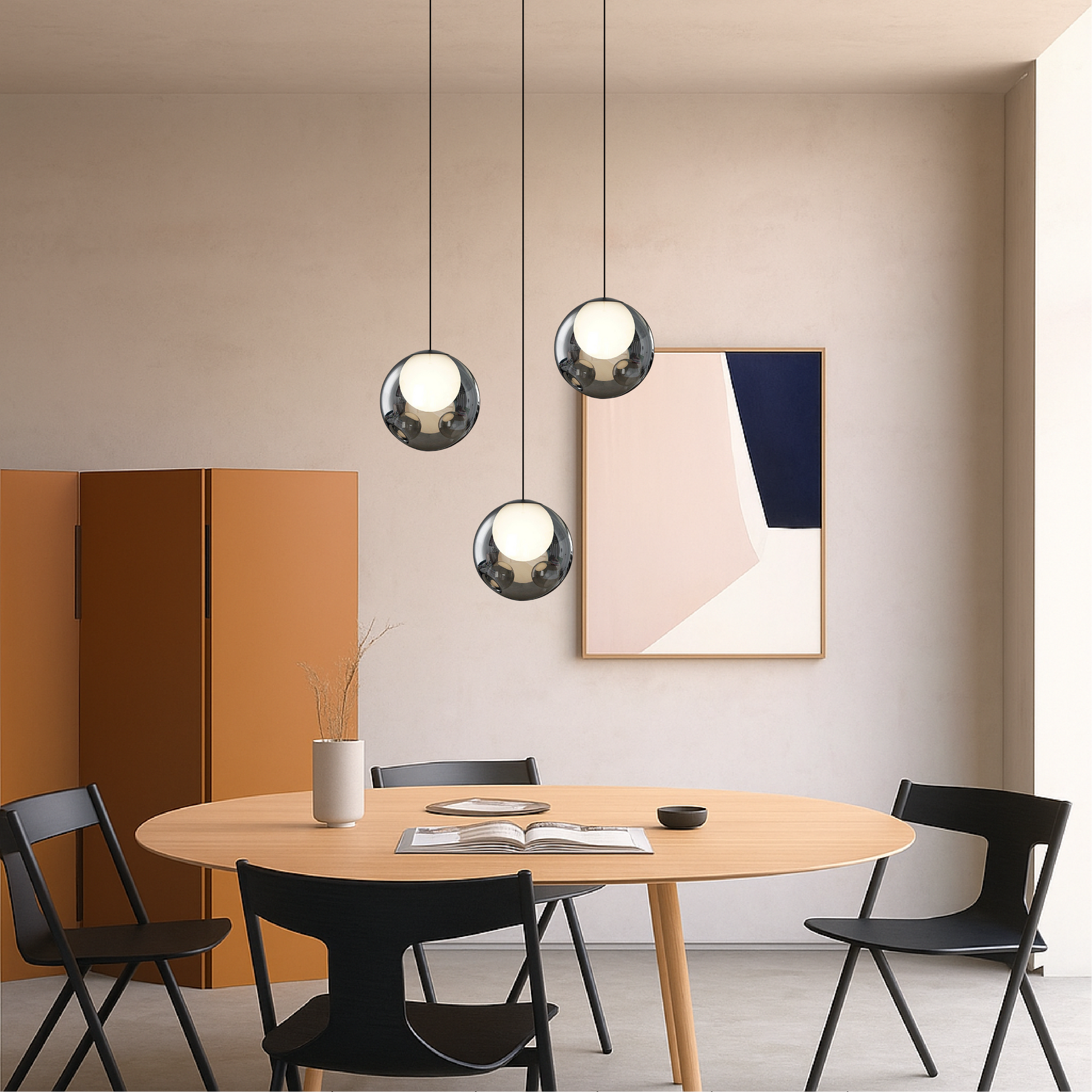 Italian glass pendant lamp 5