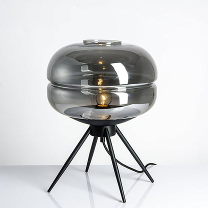 Bright Glass Desk Lamp with Soft LED Light