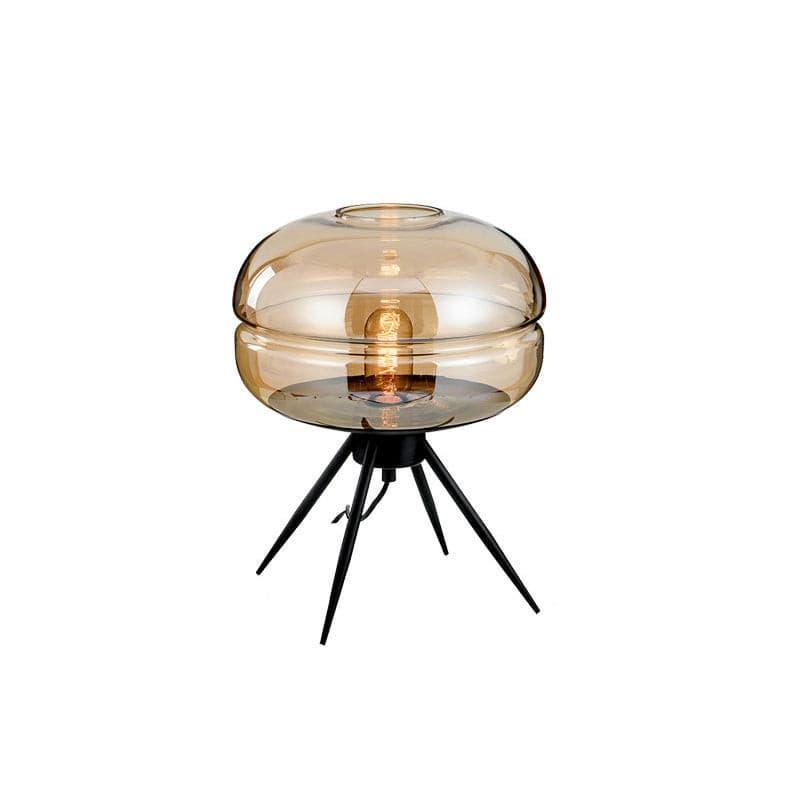 Bright Glass Desk Lamp with Soft LED Light