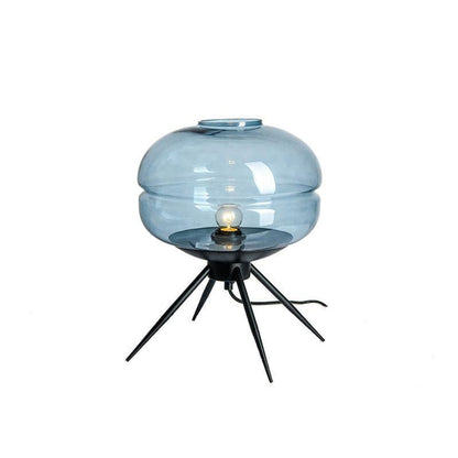 Bright Glass Desk Lamp with Soft LED Light