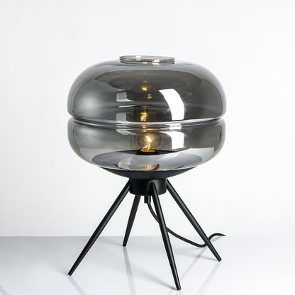 Bright Glass Desk Lamp with Soft LED Light