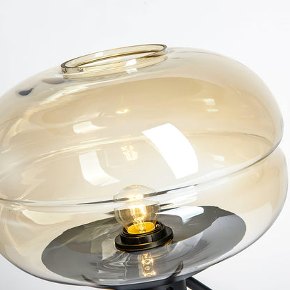 Bright Glass Desk Lamp with Soft LED Light