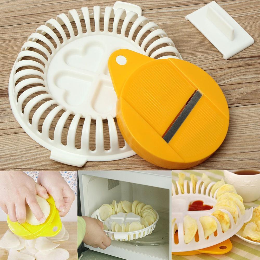Easy Cook Microwave Potato Chip Maker Kit - Fesara