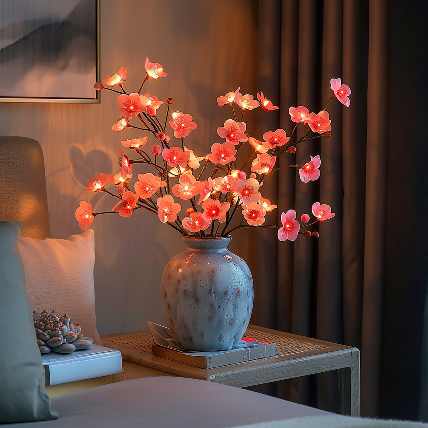 Colorful Fairy Table Lamp with LED Olive Design