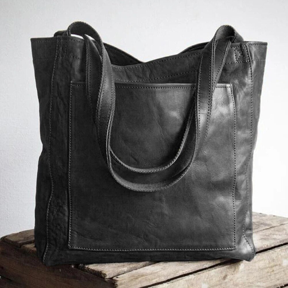 Classic Ladies Leather Tote Bag