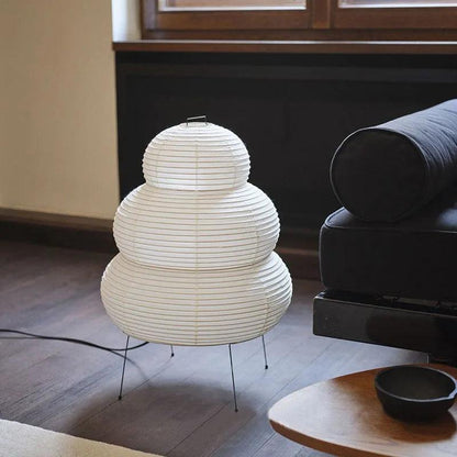 Warm Ambient Japanese Style Paper Lamp