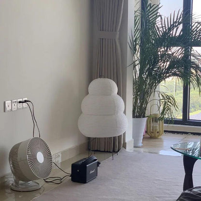Warm Ambient Japanese Style Paper Lamp