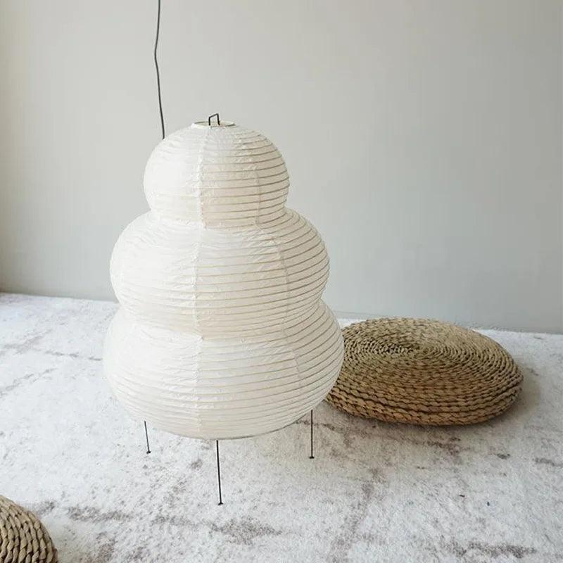 Warm Ambient Japanese Style Paper Lamp