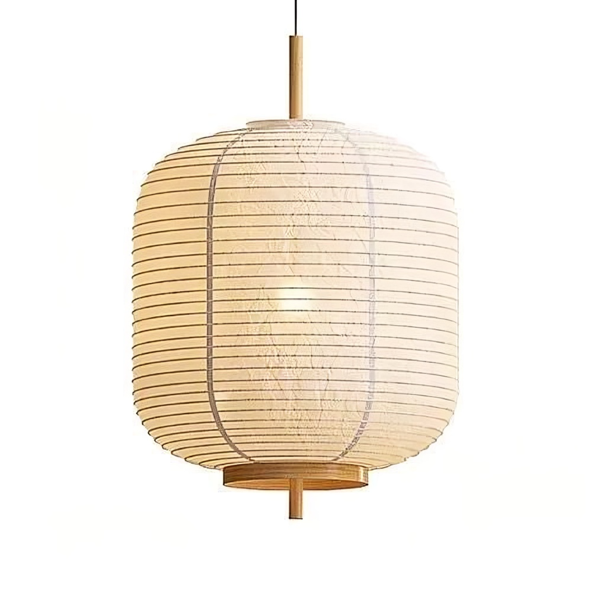 Asian Style Paper Shade Hanging Light - Fesara