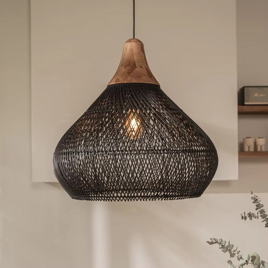 Traditional Asian Style Hanging Lamp - Fesara