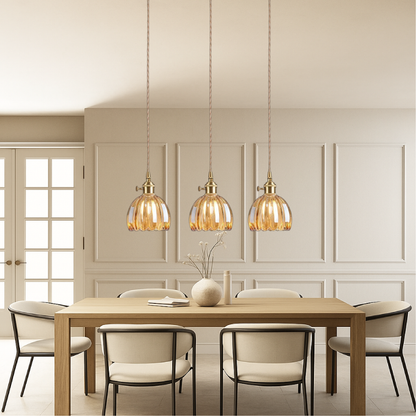 Japanese glass pendant lamp 2