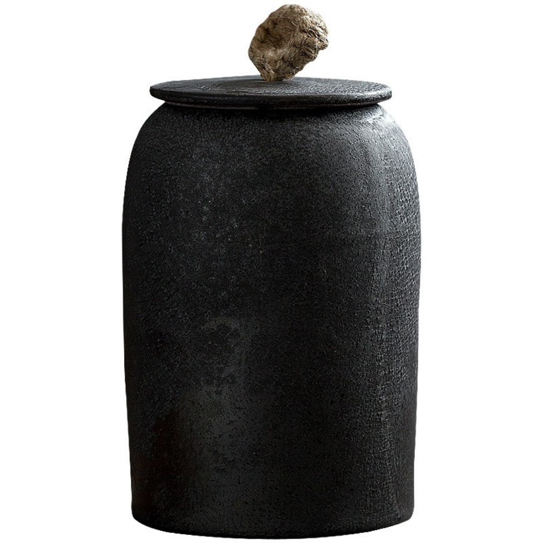Traditional Ceramic Tea Storage Jars