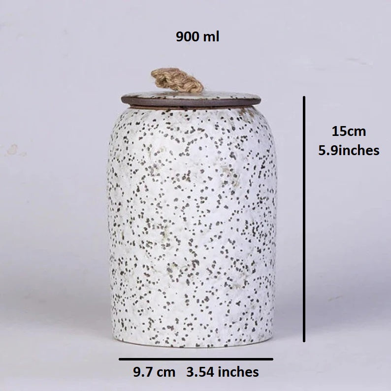 Traditional Ceramic Tea Storage Jars