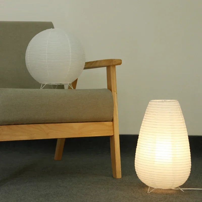 Traditional Rice Paper Table Lamp