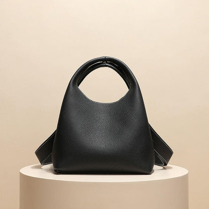 Classic Real Leather Ladies Shoulder Handbag