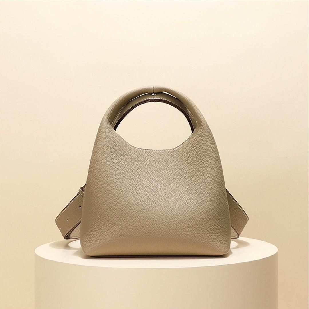 Classic Real Leather Ladies Shoulder Handbag - Fesara