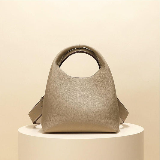 Classic Real Leather Ladies Shoulder Handbag - Fesara