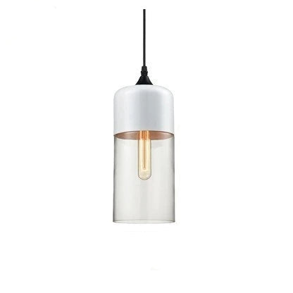 Elegant Glass Pendant Light Adjustable Hanging Lamp